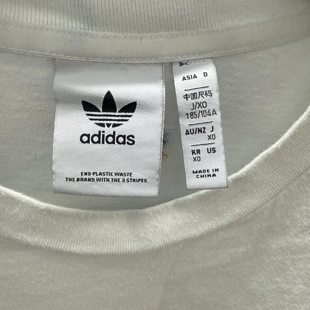 Adidas Originals Men's Cartoon Print‎ T Shirt XL Embroidered Trefoil